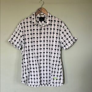 White Scotch and Soda Button Down